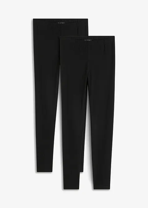 Lot de 2 leggings 7/8, bonprix