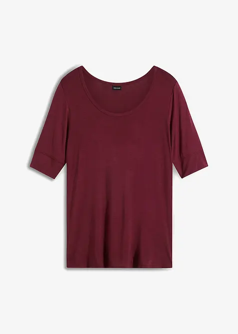 T-shirt doux en viscose extensible, bonprix