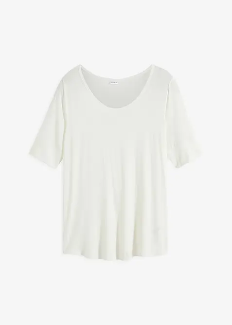 T-shirt doux en viscose extensible, bonprix