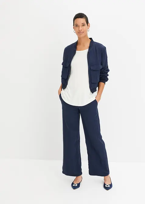 T-shirt doux en viscose extensible, bonprix