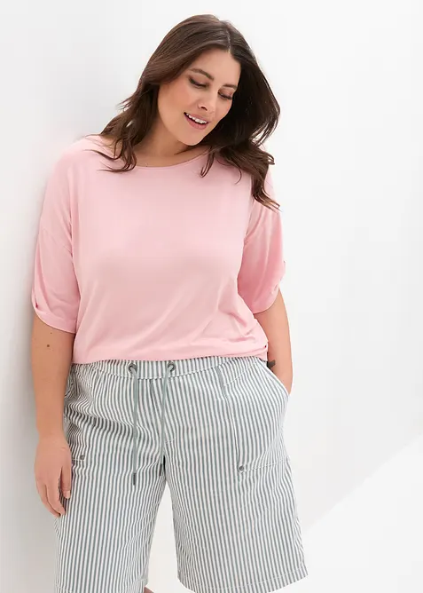 T-shirt à encolure bateau, bonprix