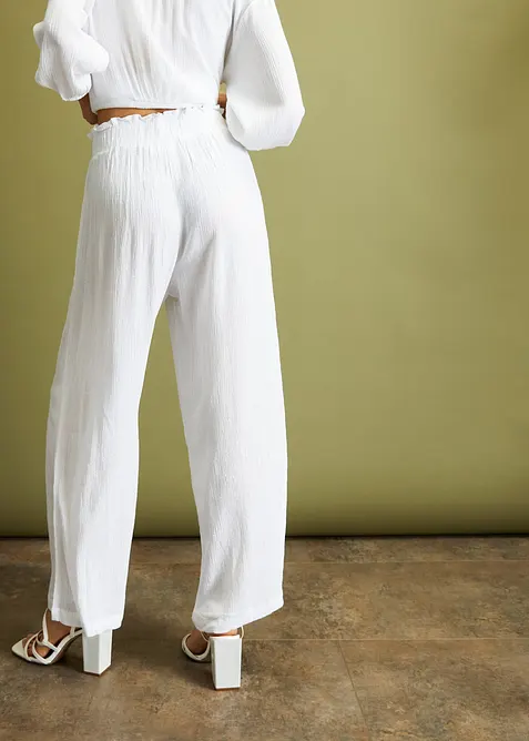 Pantalon palazzo en viscose, bonprix