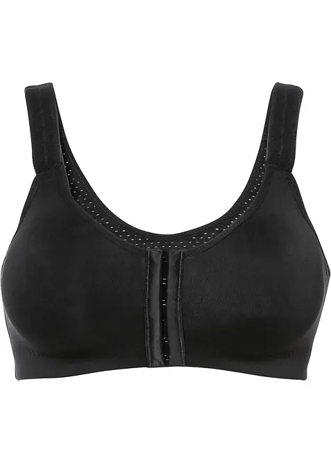Soutien-gorge de sport agrafage devant, maintien fort, bonprix