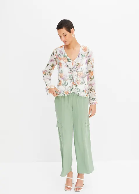 Blouse en mousseline, bonprix