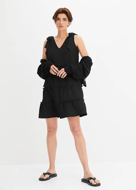 Cardigan ajour&eacute; 100% coton, bonprix