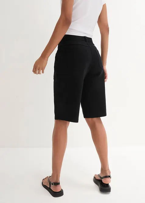 Bermuda en coton, longueur genou, détails utilitaires, bonprix