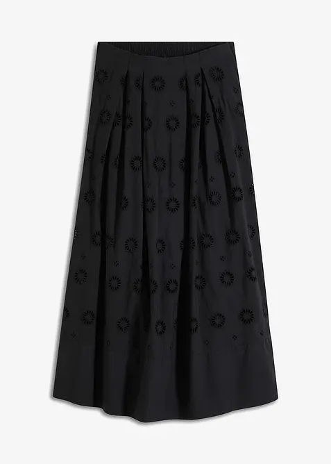 Jupe longue en coton, bonprix