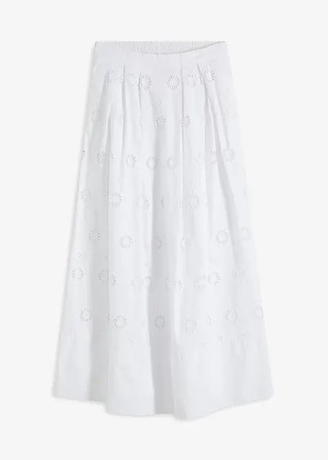 Jupe longue en coton, bonprix