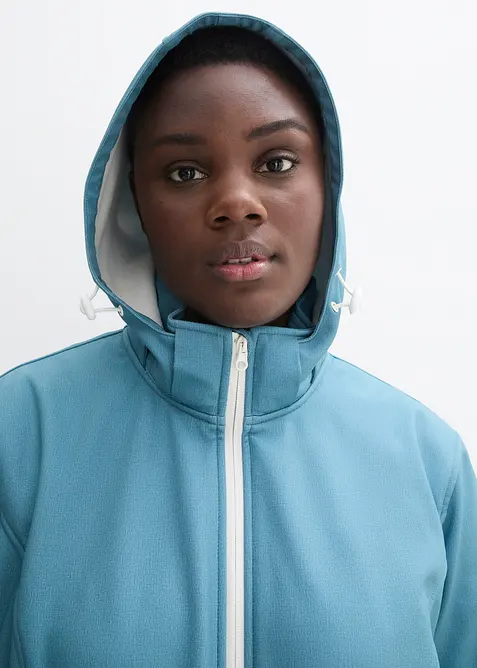 Veste en softshell d&eacute;perlant, bonprix