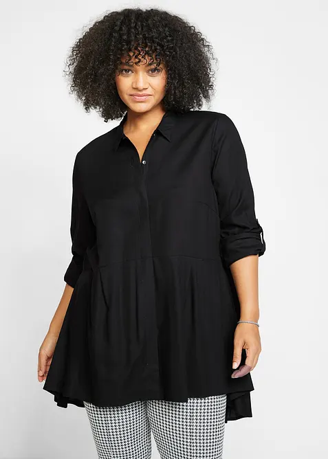 Chemisier 100% viscose, long derrière, bonprix