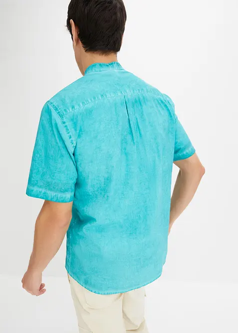 Chemise manches courtes aspect délavé, bonprix