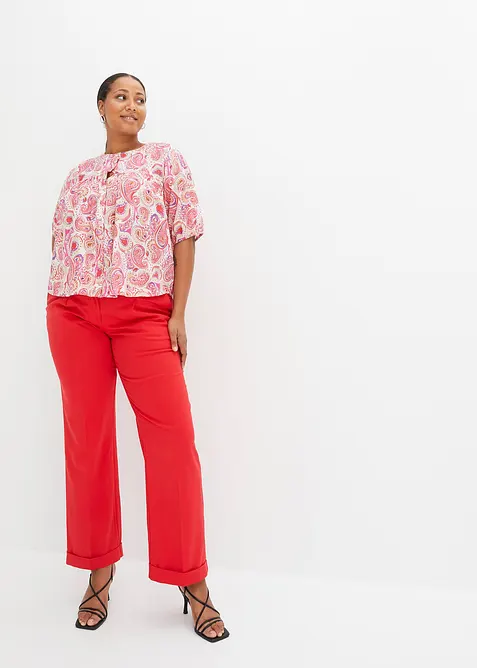 Pantalon large à pinces, bonprix