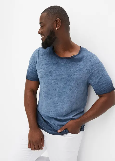 T-shirt 100% coton, aspect délavé, bonprix