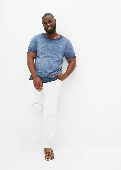 T-shirt 100% coton, aspect délavé, bonprix