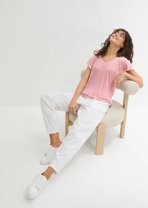 T-shirt en viscose extensible, bonprix