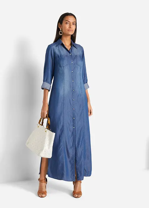 Robe-chemise en TENCEL&trade; Lyocell, bonprix