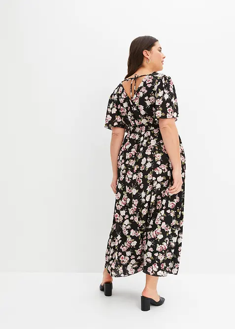 Robe longue &agrave; imprim&eacute; floral, bonprix