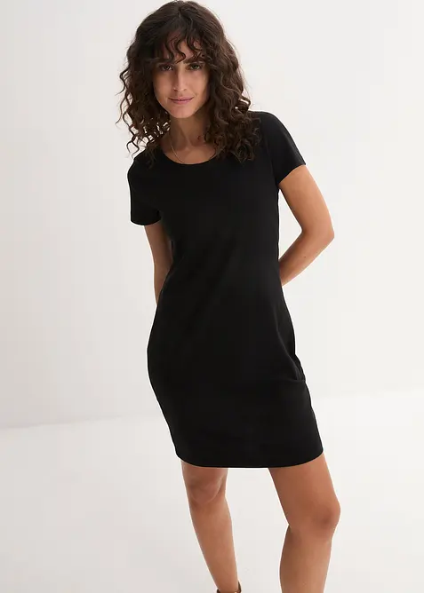 Robe en jersey coton extensible, bonprix