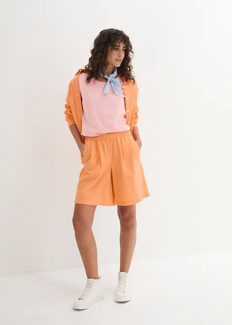 Lot de 5 T-shirts col rond, bonprix