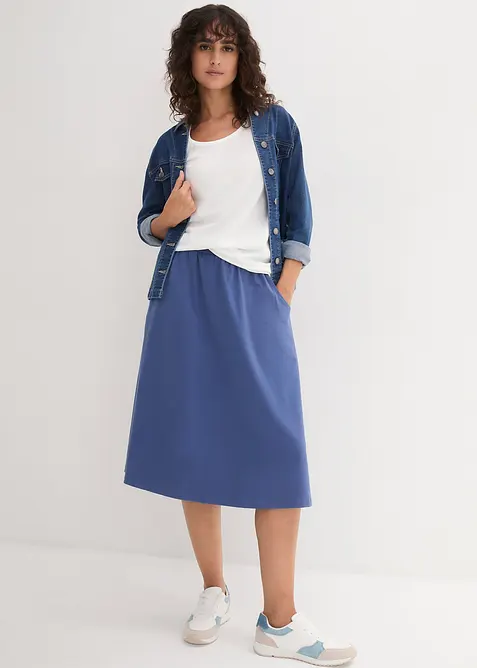 Lot de 5 débardeurs longs 100% coton, bonprix