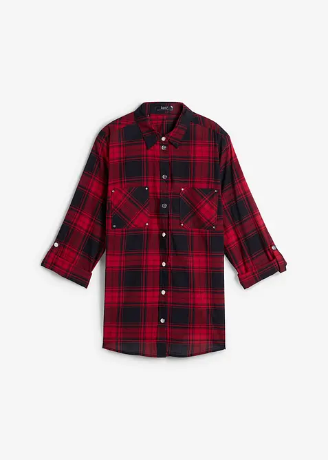 Chemisier à carreaux 100% coton, bonprix