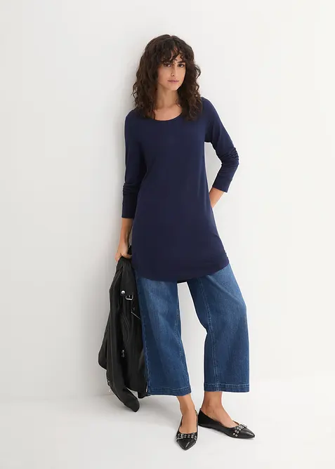 T-shirt viscose long, manches longues, bonprix