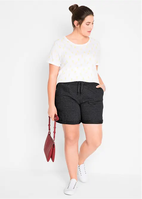 Short en molleton 100% coton, bonprix