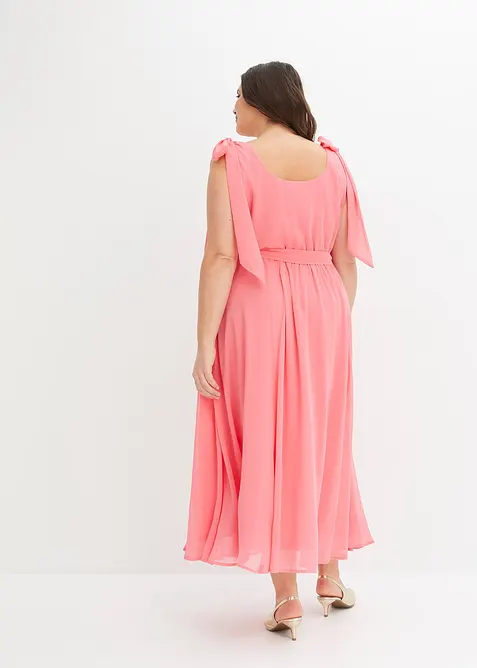 Robe en mousseline nouée sur les épaules, bonprix