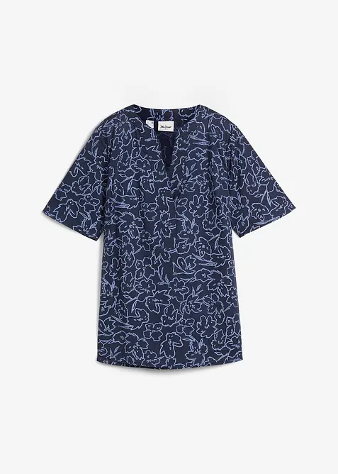 Blouse longue 100% coton, bonprix