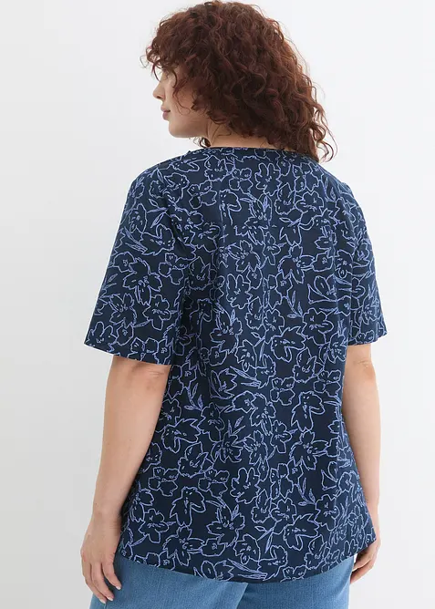 Blouse longue 100% coton, bonprix