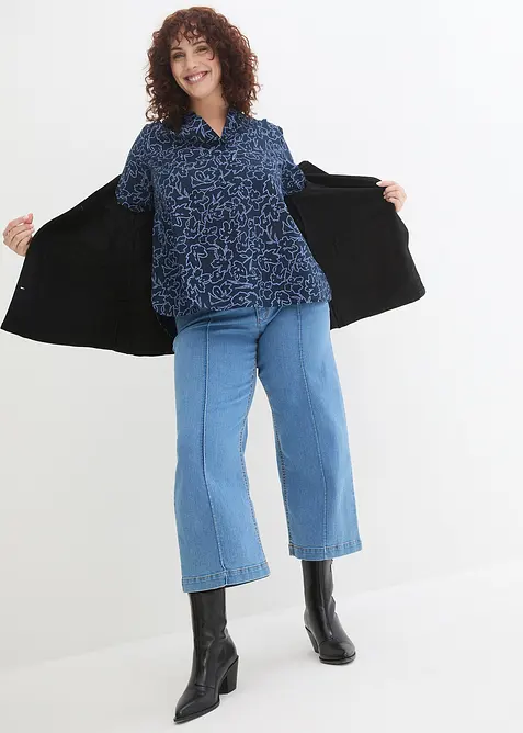 Blouse longue 100% coton, bonprix