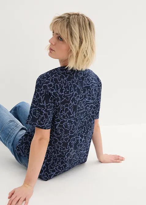 Blouse longue 100% coton, bonprix