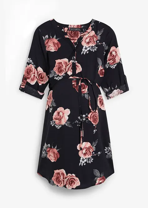 Robe-blouse de grossesse et d'allaitement en viscose fluide, bonprix