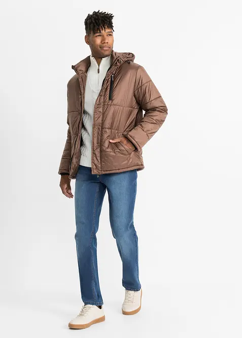 Pull camionneur en grosse maille torsad&eacute;e, bonprix