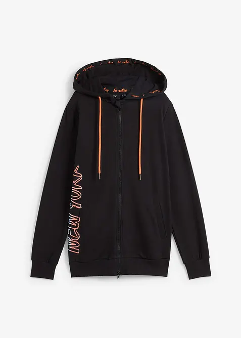 Sweat zippé à capuche, bonprix