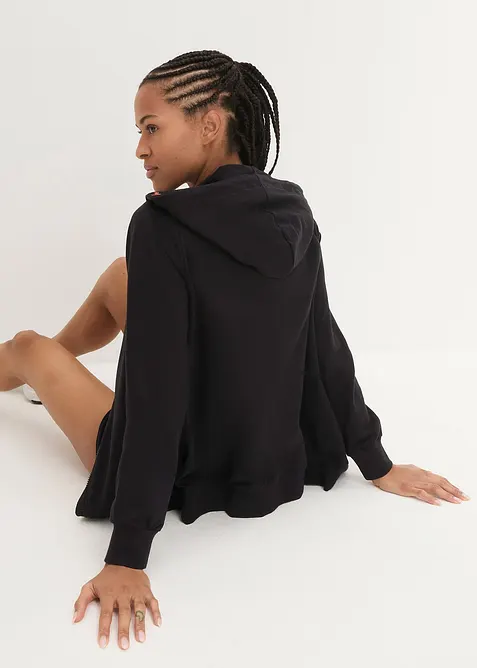 Sweat zippé à capuche, bonprix