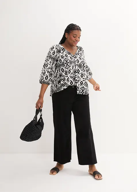 Chemisier imprimé en coton, bonprix