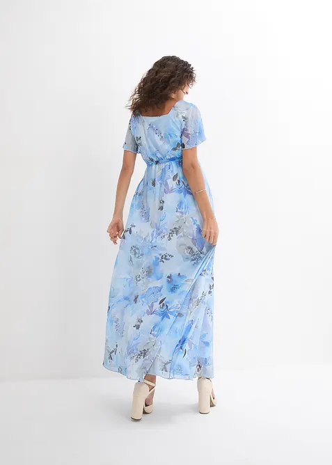 Robe longue de grossesse en mesh délicat, bonprix