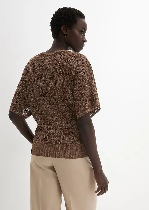 Pull ajour&eacute;, bonprix