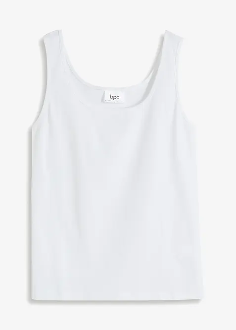 Top côtelé 100% coton, bonprix