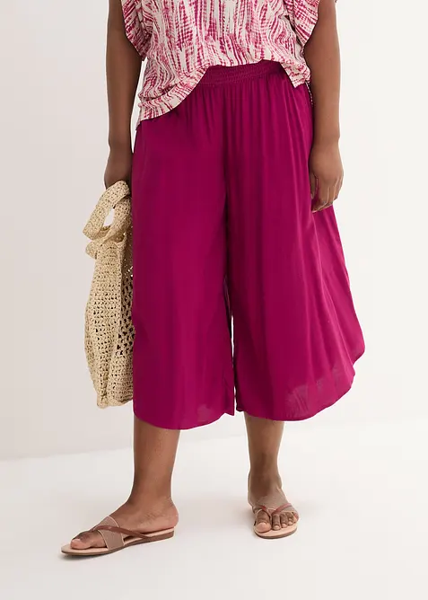 Jupe-culotte longueur mollet en viscose, bonprix