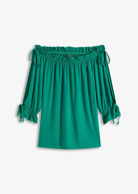 T-shirt col Bardot, bonprix