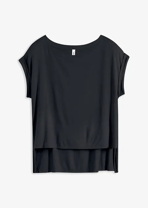 T-shirt oversize en viscose fluide, bonprix