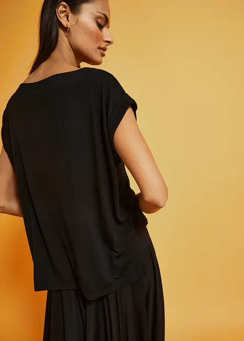 T-shirt oversize en viscose fluide, bonprix