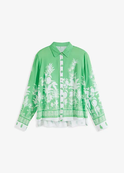 Chemisier en viscose fluide, dos plus long, bonprix