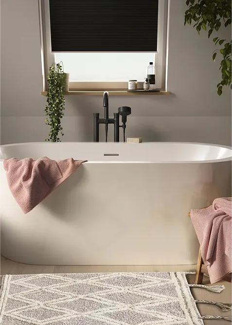 Tapis de bain à franges, bonprix