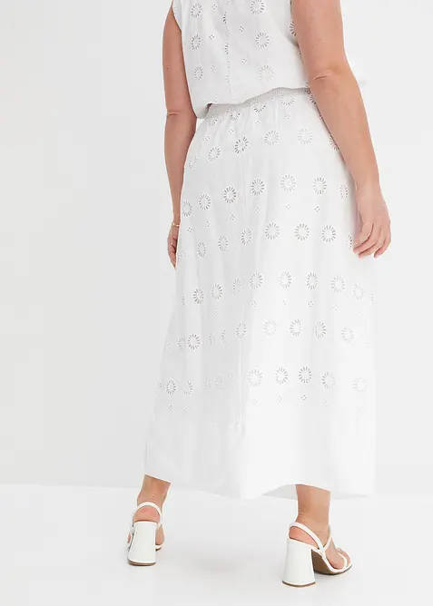 Jupe longue en coton, bonprix