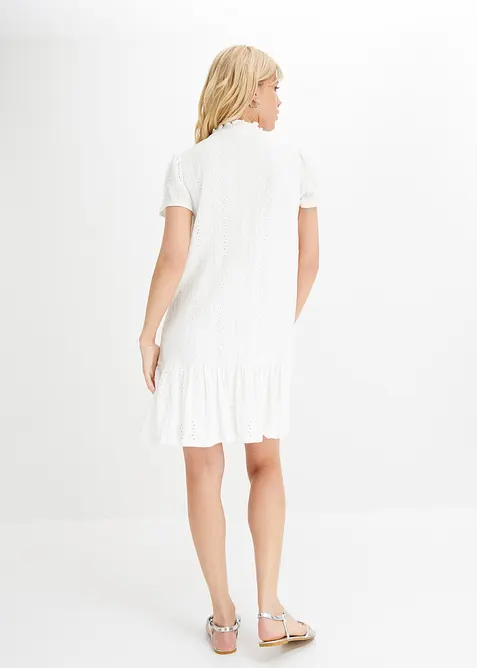 Robe en jersey à dentelle, bonprix
