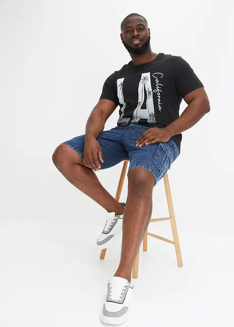 T-shirt Slim 100% coton, bonprix