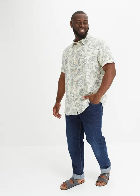 Jean extensible, coupe droite et regular, bonprix